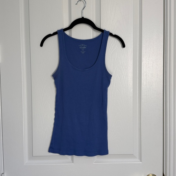 Old Navy Ribbed Tank Small Blue - Picture 4 of 5